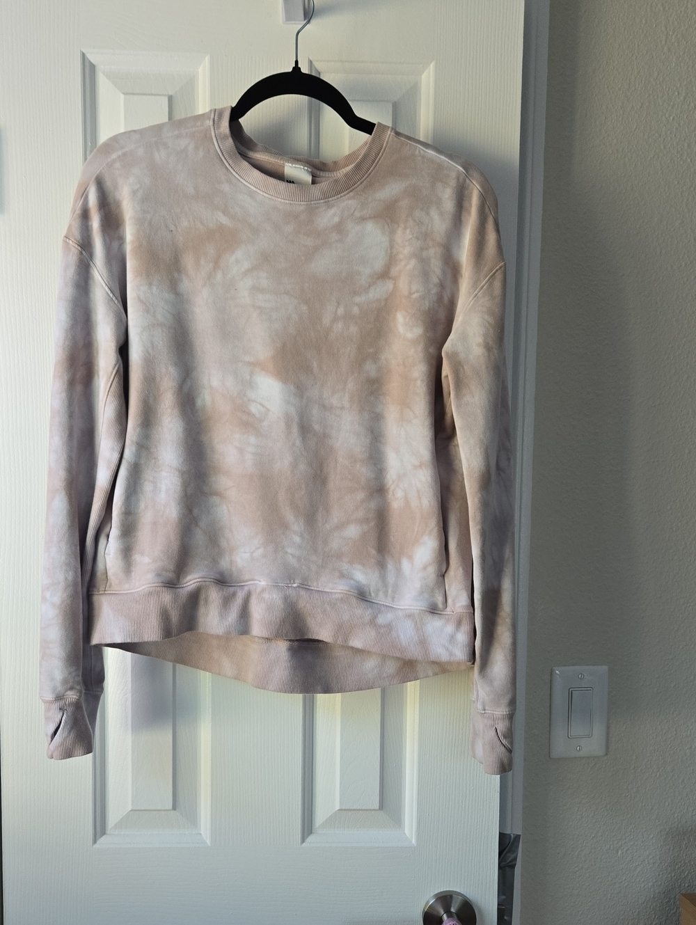 all in motion Tie-Dye French Terry Pullover Athletic Sweatshirt-XS
